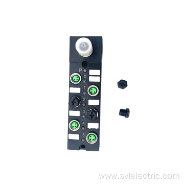 M8 distribution system 6 way with M12 connection